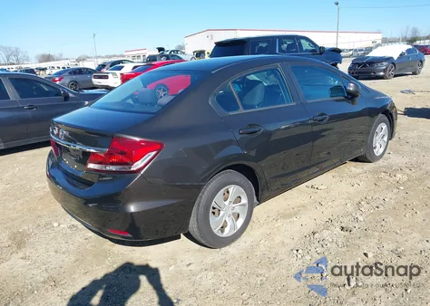 2013 Honda Civic Lx из США, поврежденный, VIN 19XFB2F5XDE063560